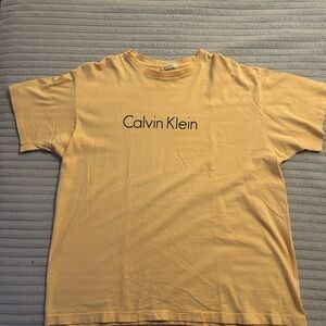 Calvin Klein made in USA single stitch tee